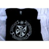Unisex Black T-Shirt with Dominican Motto image - Image 2