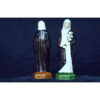 Statue: St Catherine hand painted ceramic (6 3/8") - all unique, made in Italy