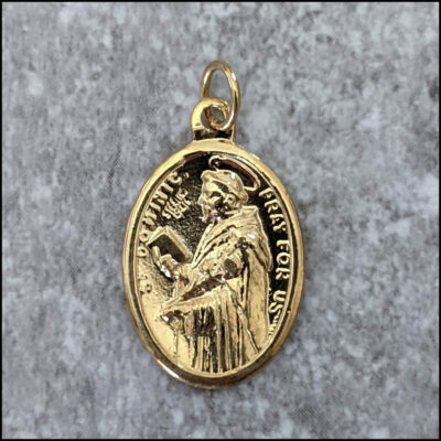 Medals - Scapular-Gold Plate over Sterling