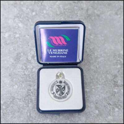 Murano Glass Dominican Motto Pendant - Image 2