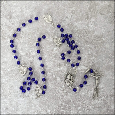 Blue Dominican Rosary - Image 2