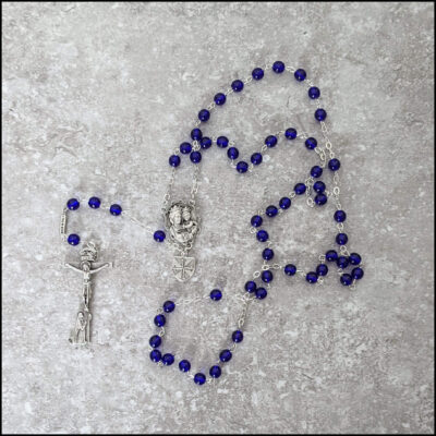Blue Dominican Rosary
