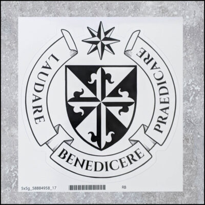 Large Sticker: Dominican Motto