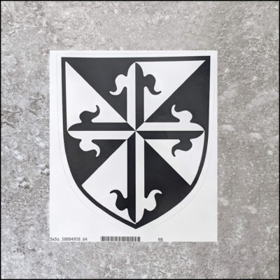 Large Sticker:  Dominican Shield