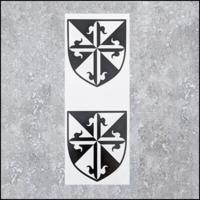 Small Sticker: Dominican Shield (2)