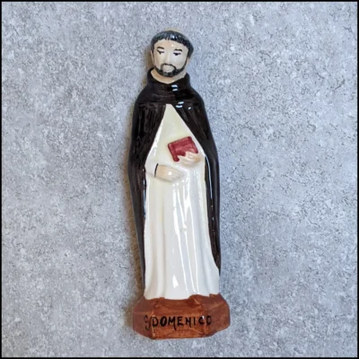 St. Dominic (hand-crafted from Peru) 12” tall