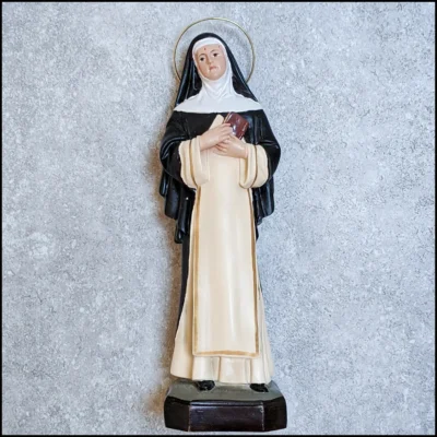 St. Catherine of Siena (hand-crafted from Peru) 12” tall
