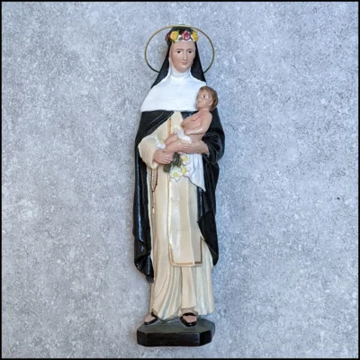 St. Rose of Lima (hand-crafted from Peru) 12” tall
