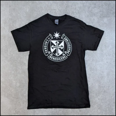 Unisex Black T-Shirt with Dominican Motto image