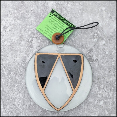 Stain Glass Ornament, handmade